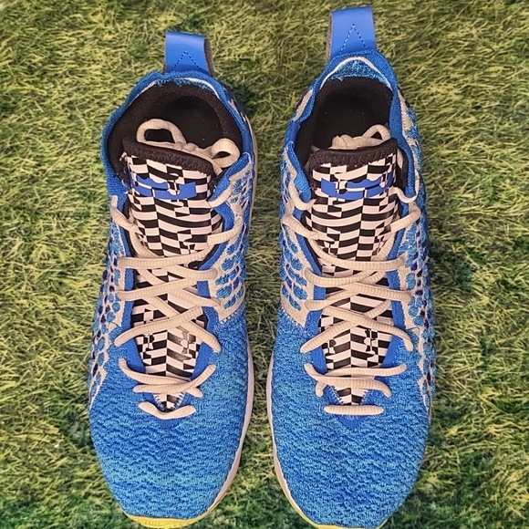 SIZE 7- Nike LeBron 17 GS 'Sprite' Blue-Ghost Green VNDS 2020  BQ5594-434  Fits - Picture 11 of 16